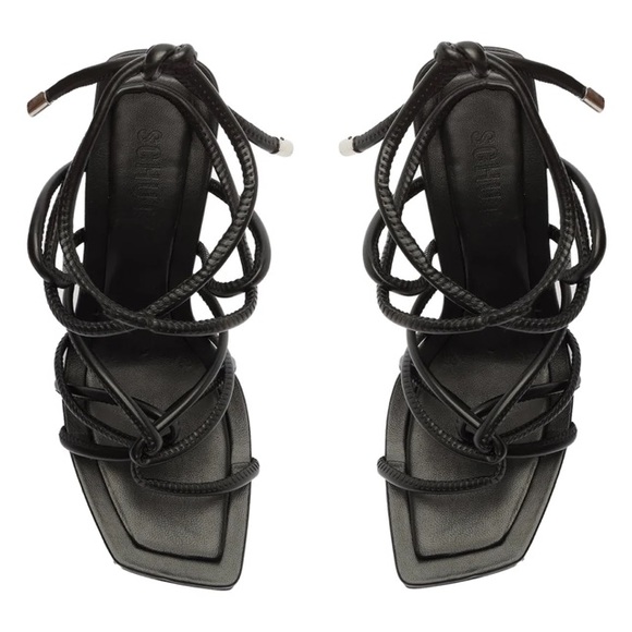 SCHUTZ | TOLLER LEATHER SANDAL - Picture 2 of 6